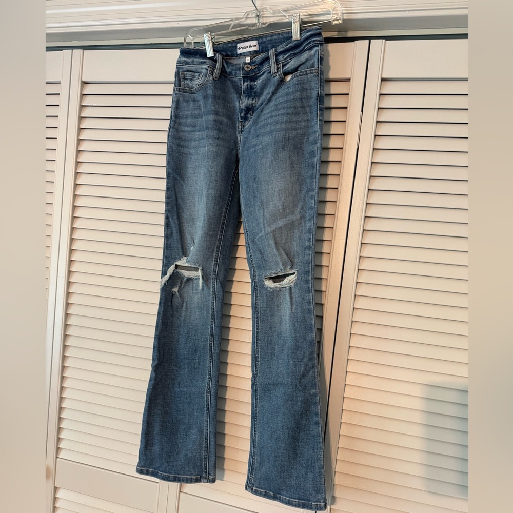 Studio Blue Flare Wide Leg Jeans